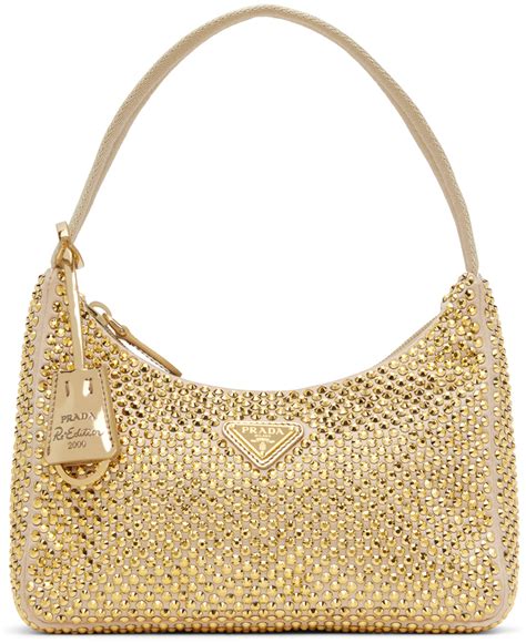 prada golden bag|authentic prada bags on sale.